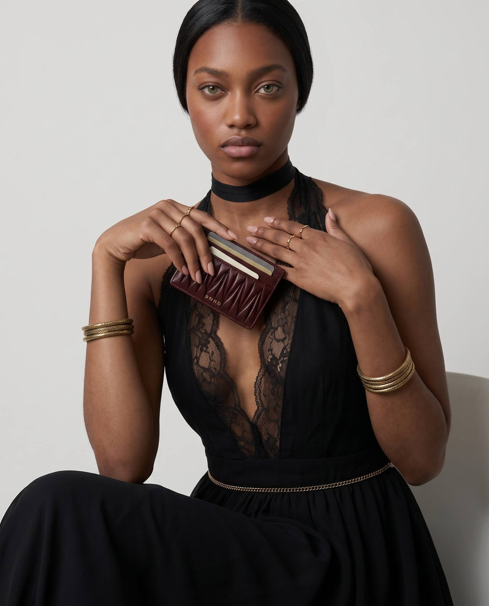 Pleated Cardholder
