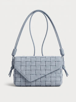 Lattice Suede Bag