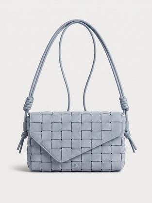 Lattice Suede Bag