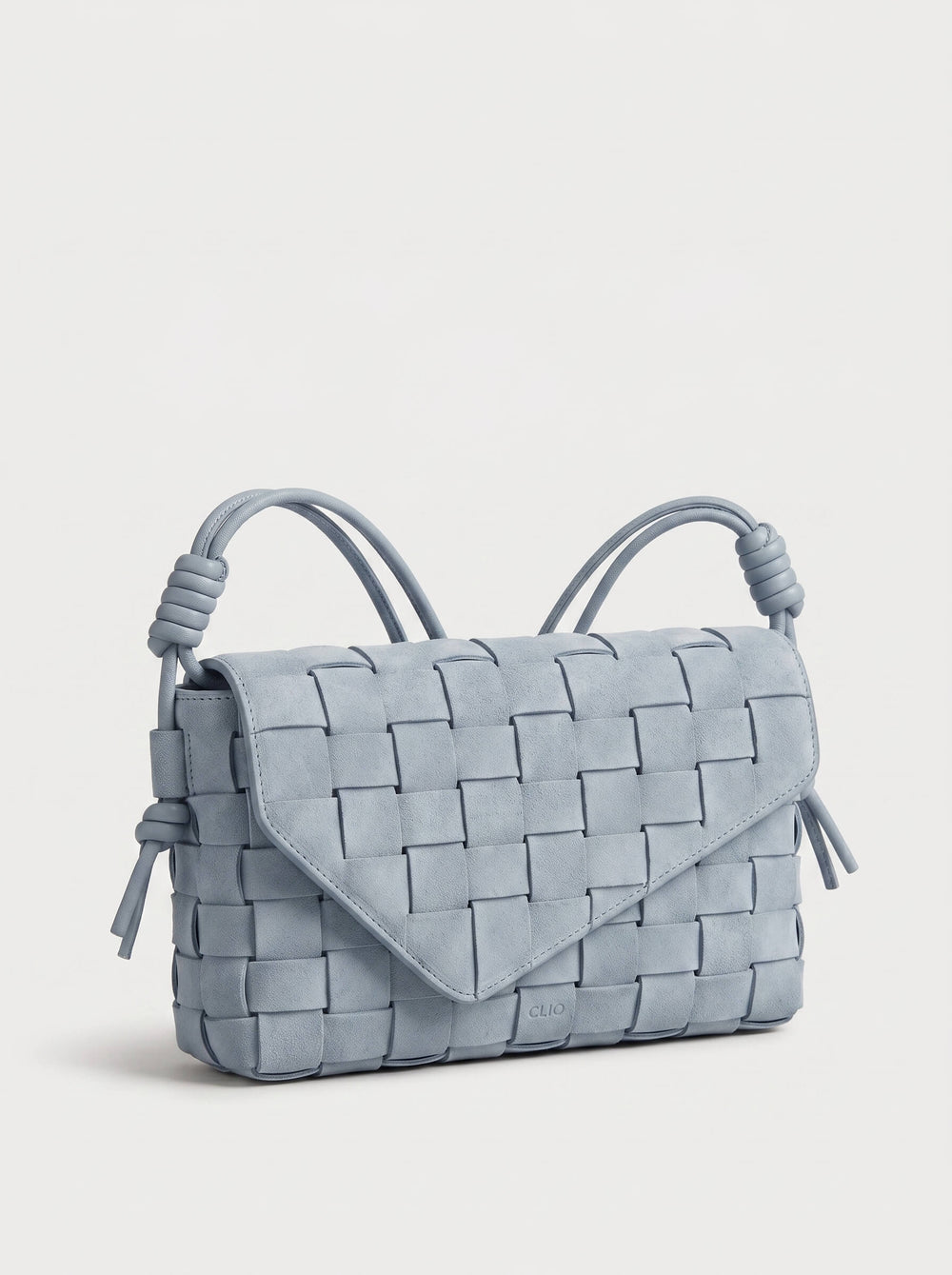 Lattice Suede Bag