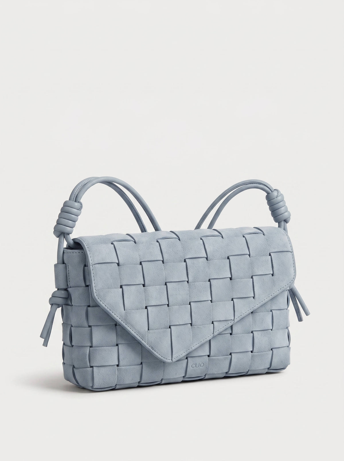 Lattice Suede Bag