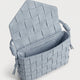 Lattice Suede Bag