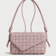 Lattice Suede Bag