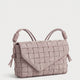 Lattice Suede Bag