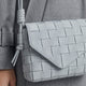 Lattice Suede Bag