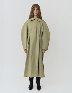Pistachio Trench Coat №1