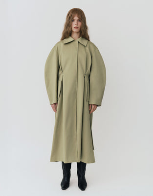Pistachio Trench Coat №1