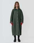 Khaki Warm Long Jacket