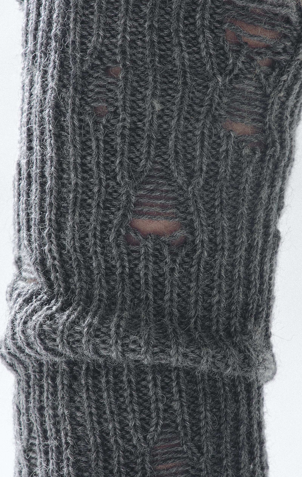 Chaussettes d'hiver trouées