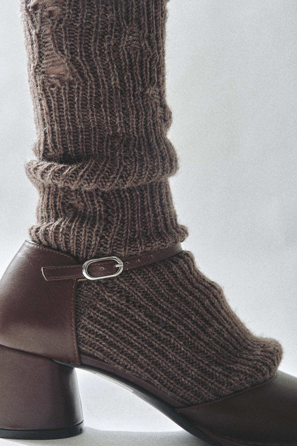 Chaussettes d'hiver trouées