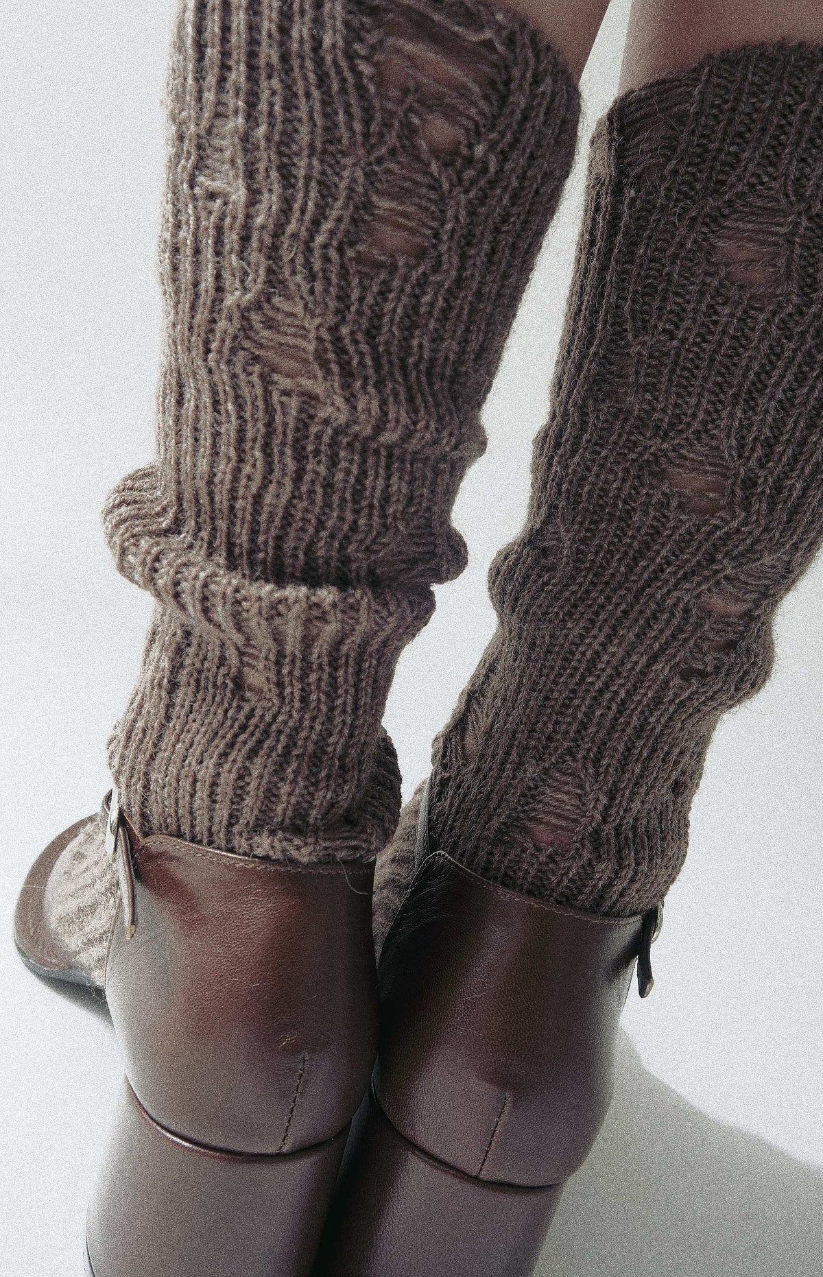 Chaussettes d'hiver trouées
