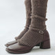 Chaussettes d'hiver trouées