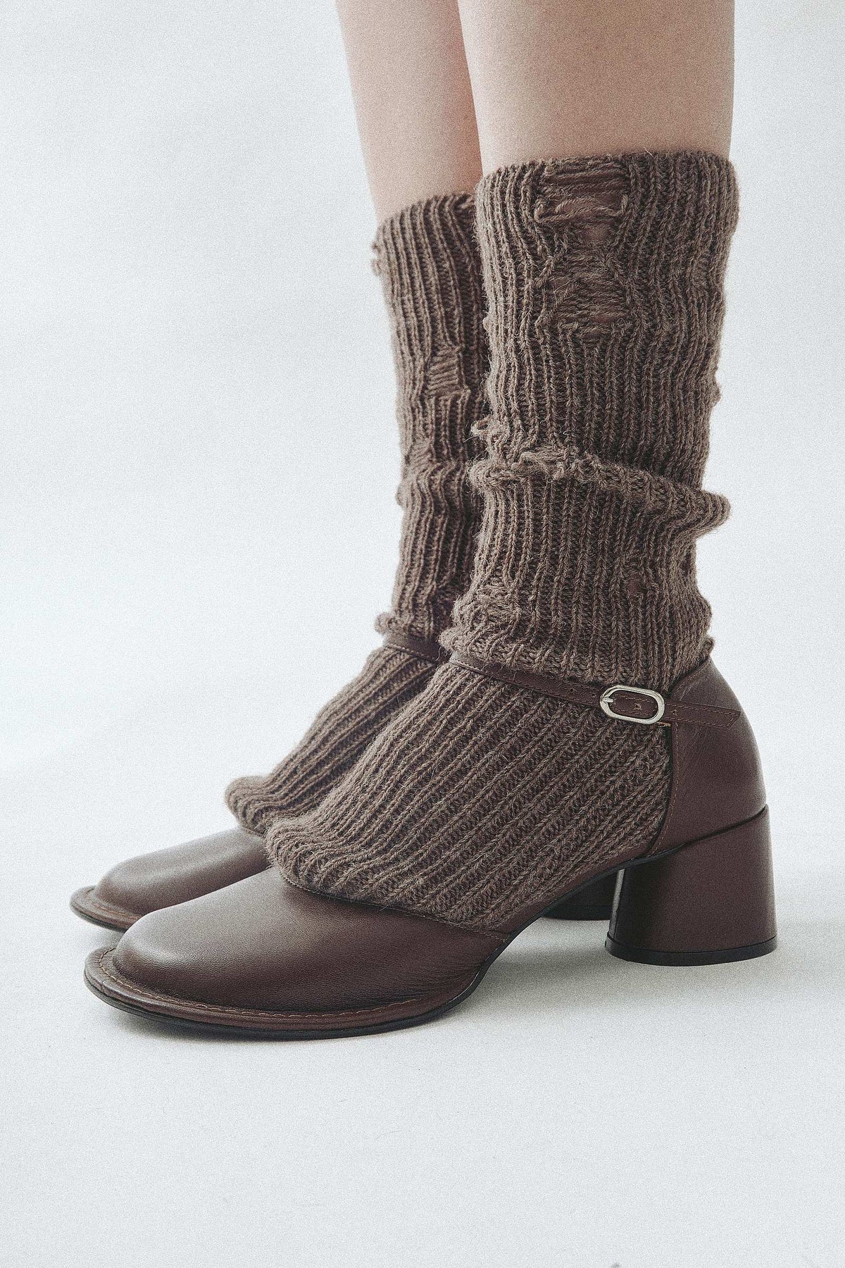 Chaussettes d'hiver trouées