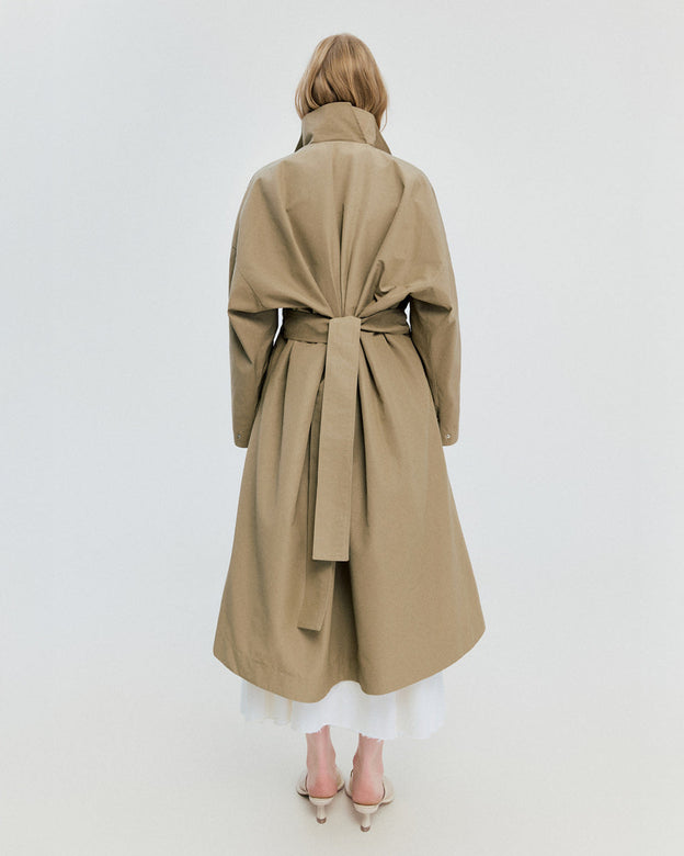 Beige Trench Coat №1