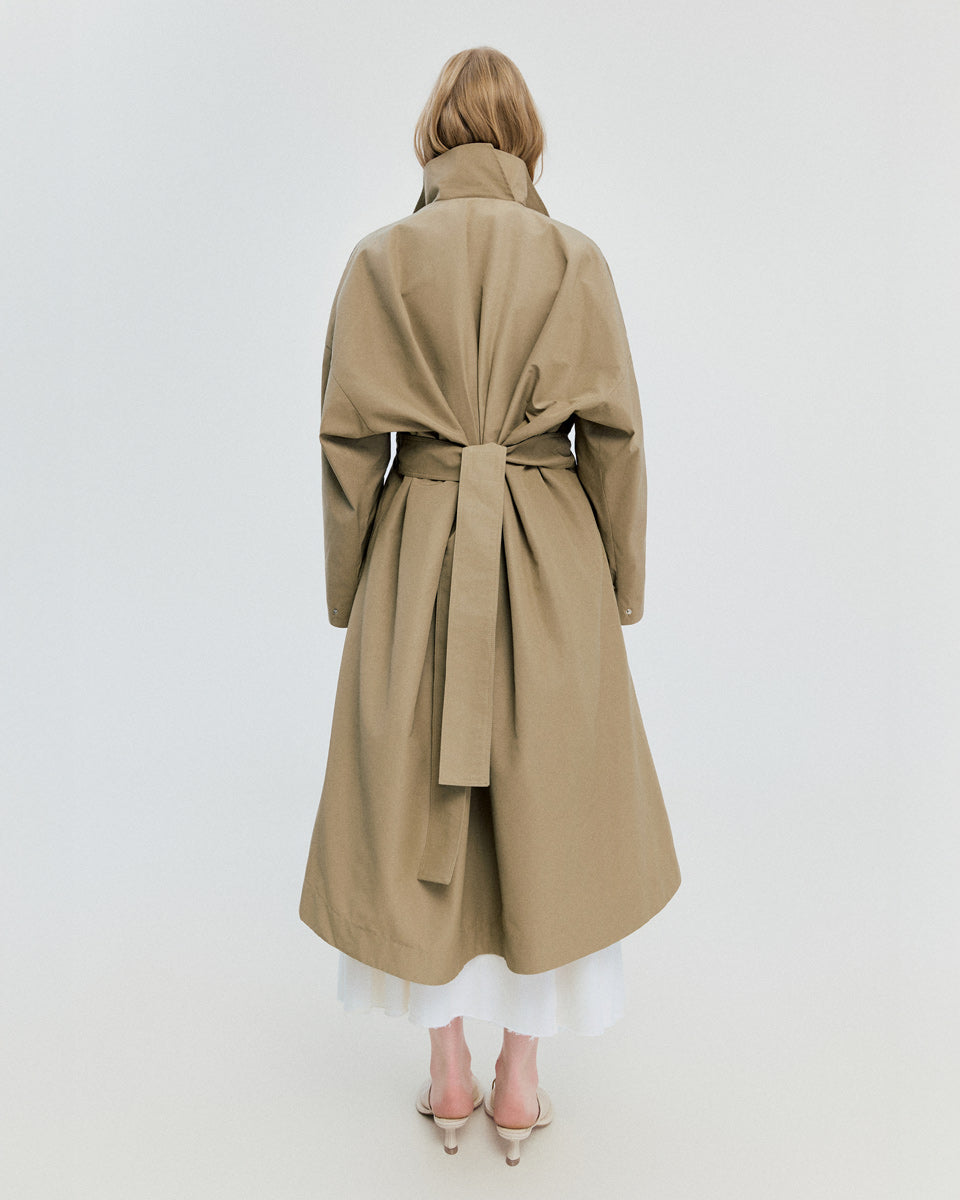 Beige Trench Coat №1
