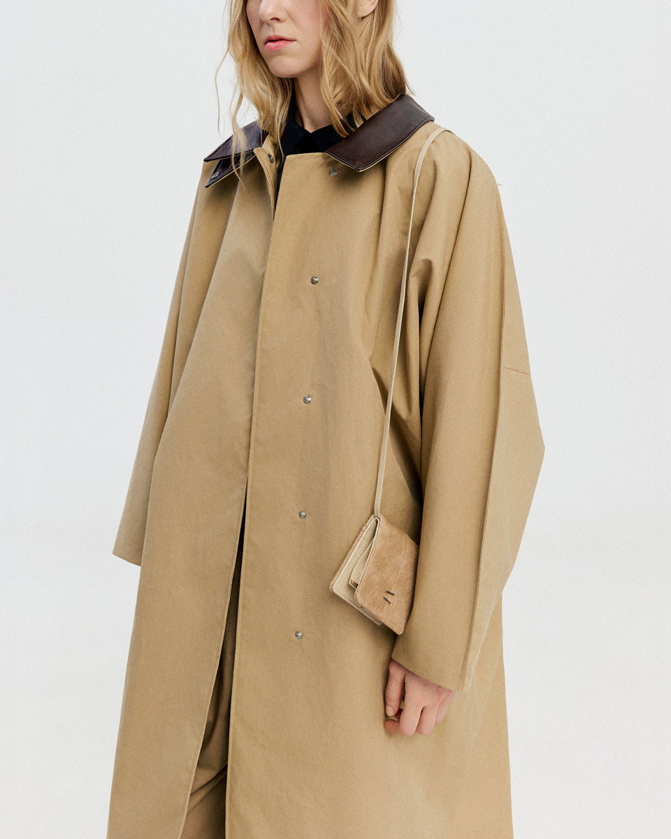 Beige Tench Coat №2