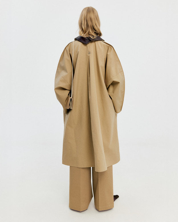 Beige Tench Coat №2